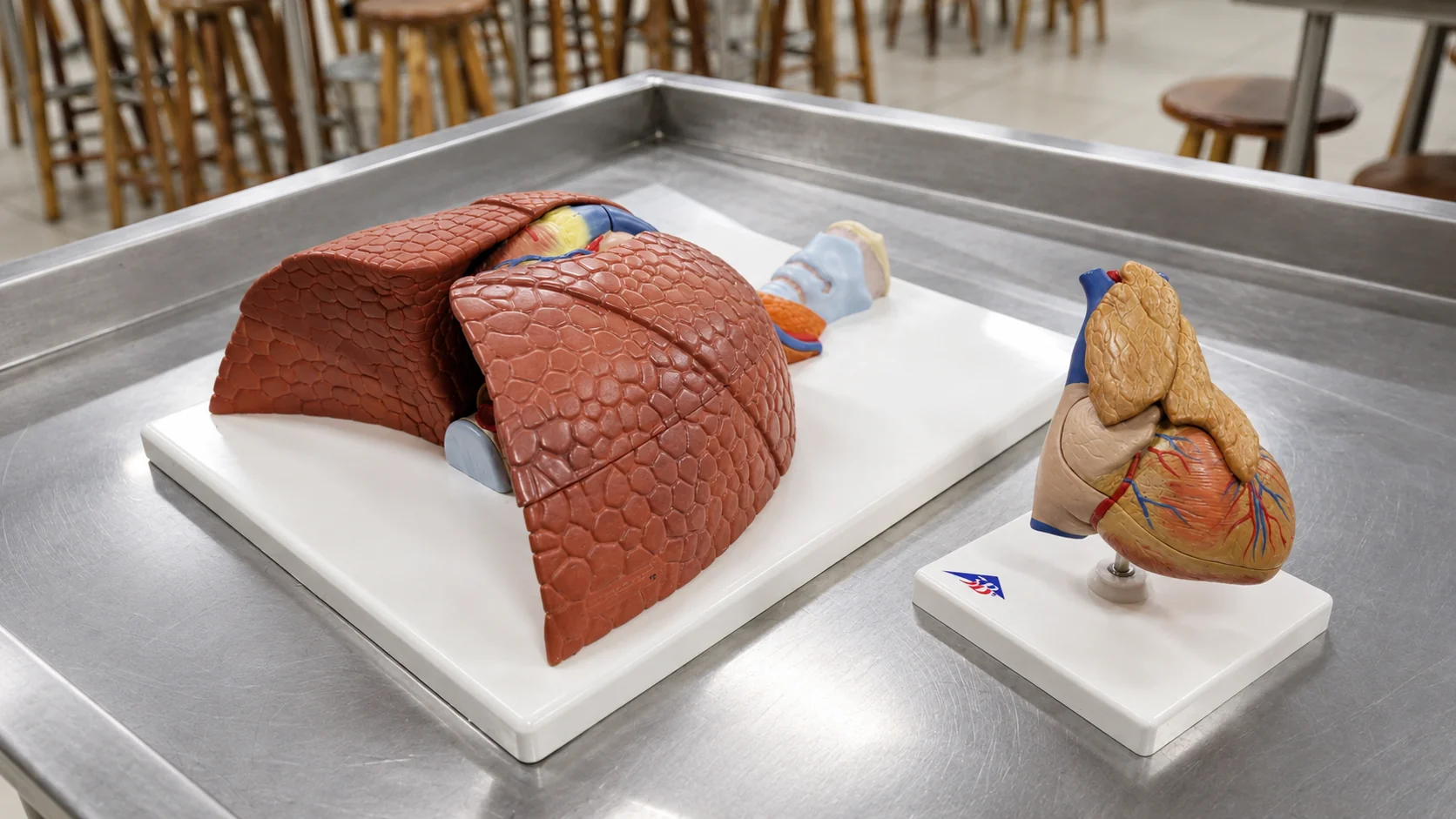Estrutura do laboratório de Anatomia da unidade Vila Prudente