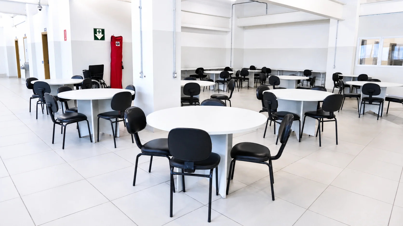 Espaço de convivência da unidade Vila Prudente